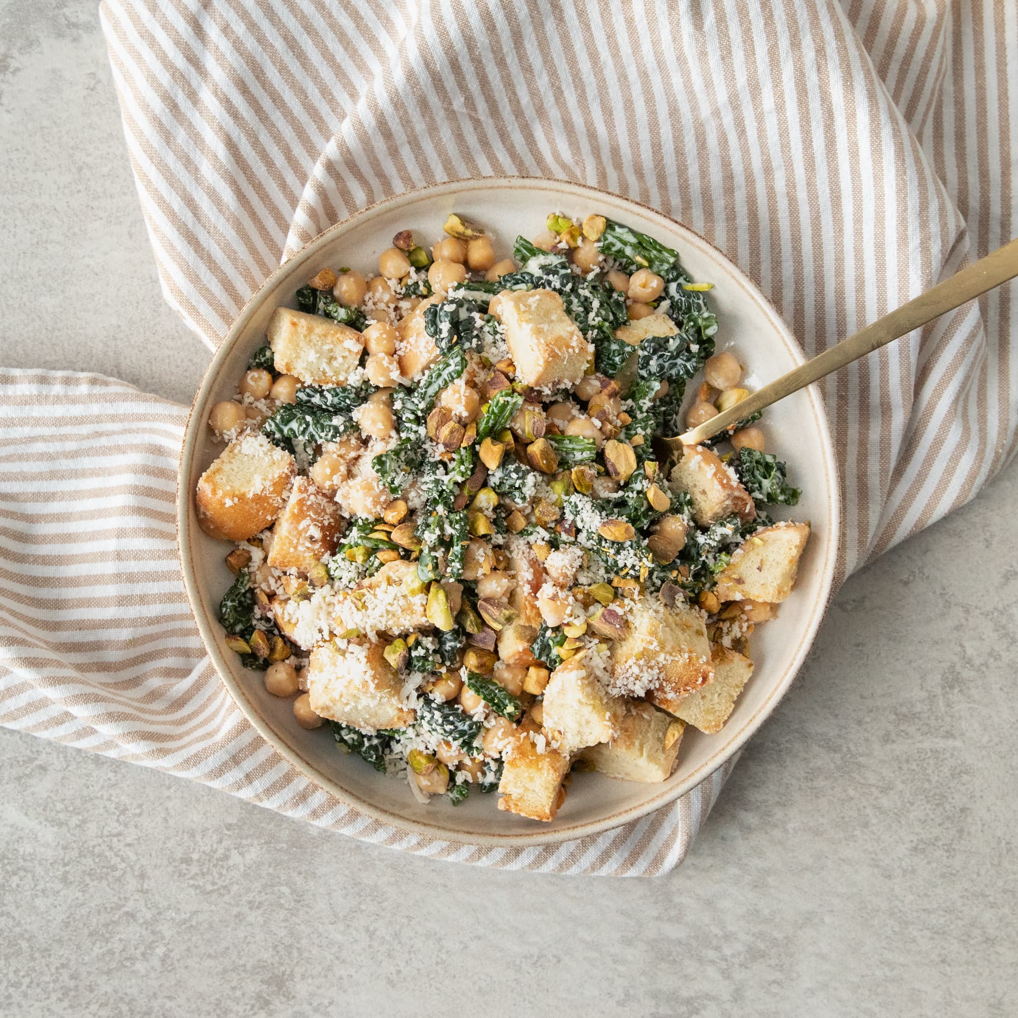 Black Kale Pistachio Salad