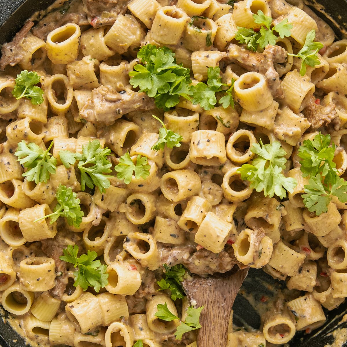 Creamy Chanterelle Pasta | Cookies and Salt