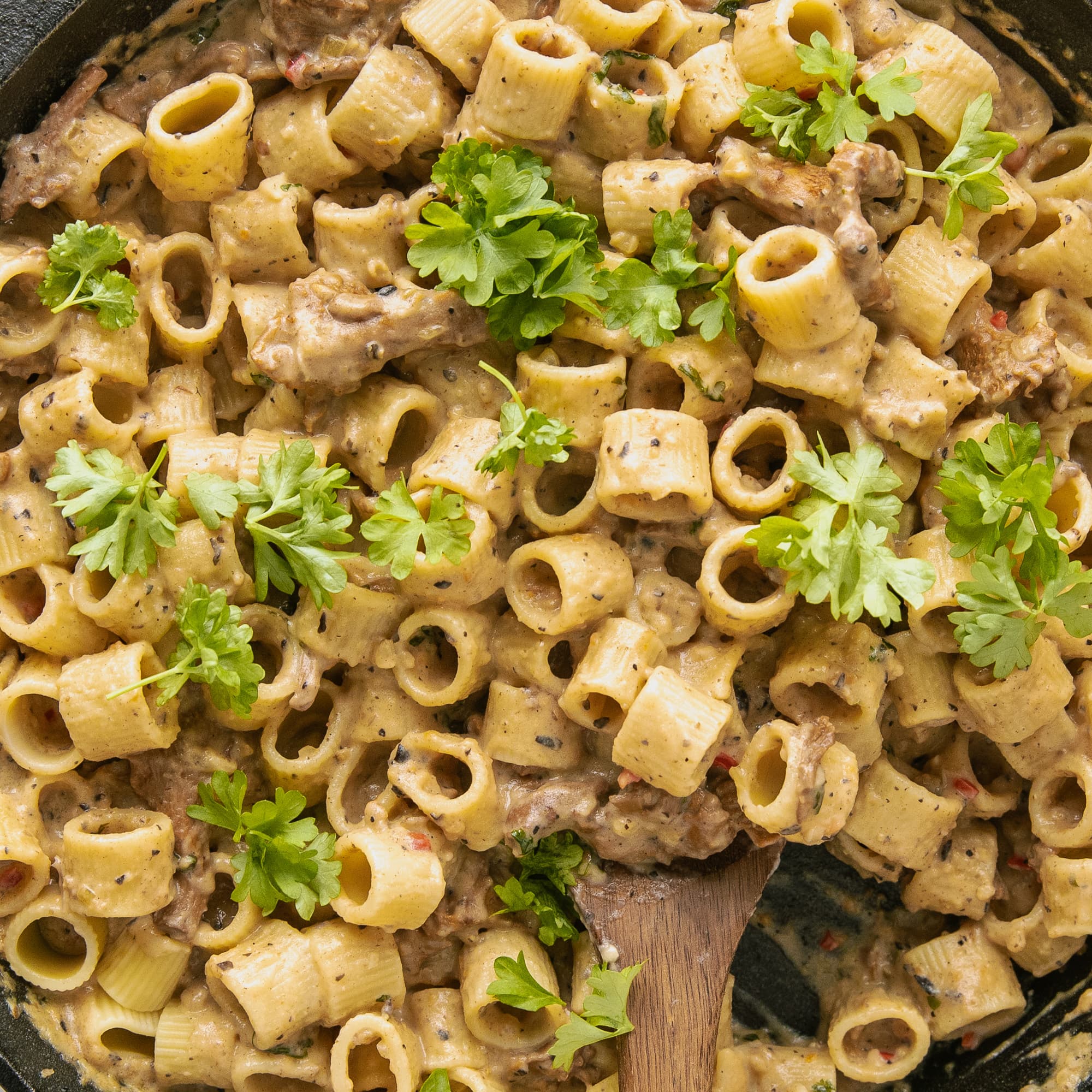 Creamy Chanterelle Pasta