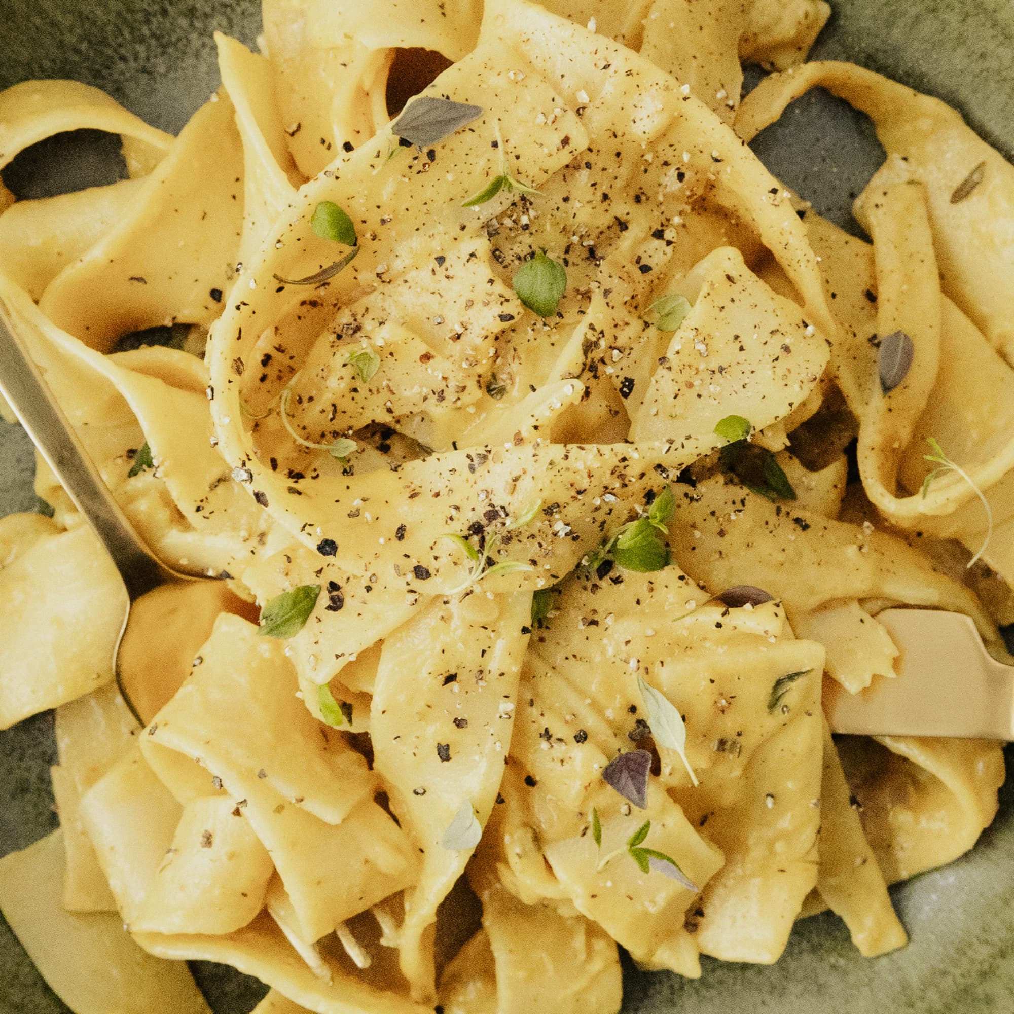 Creamy Miso-Pumpkin Pasta