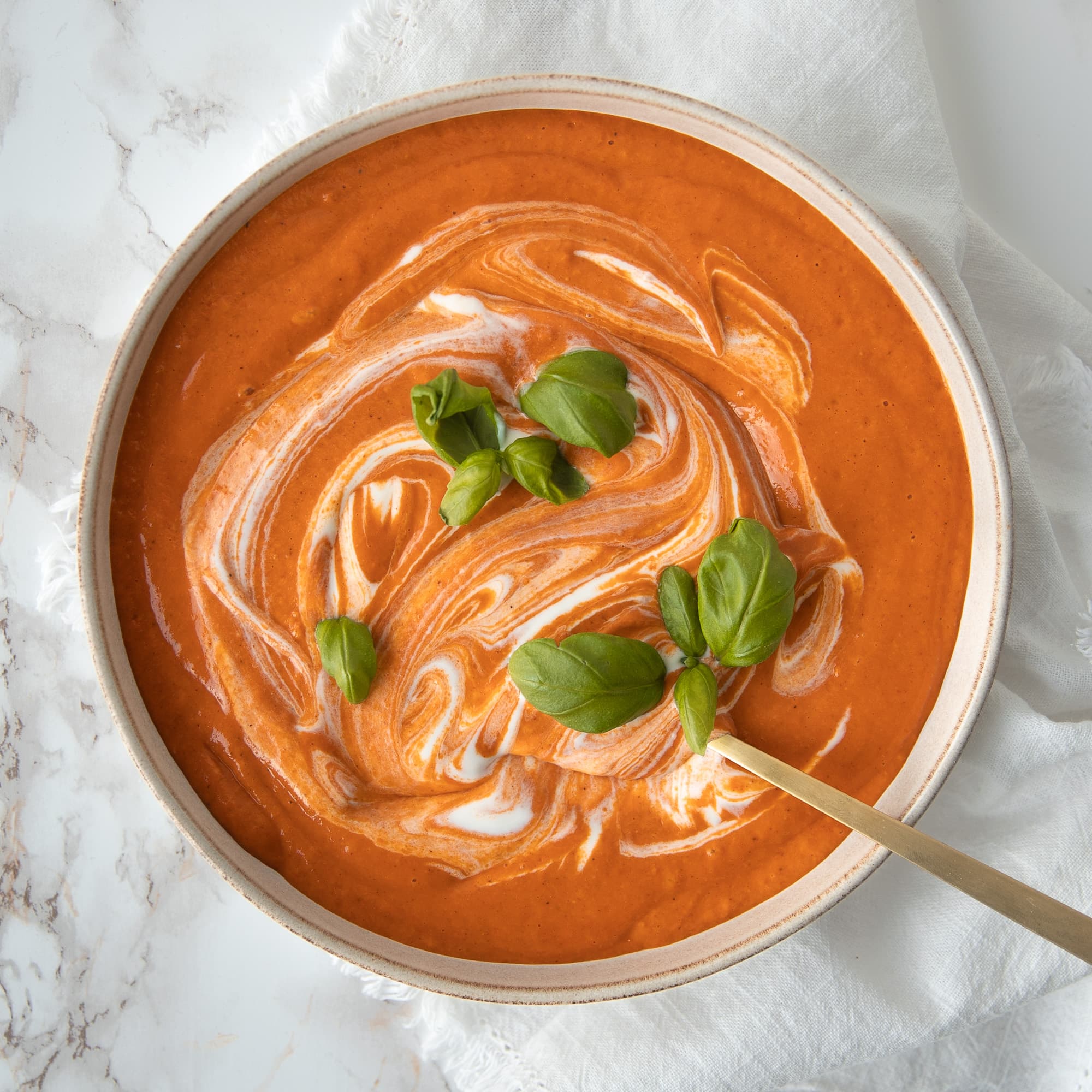 Creamy Roasted Tomato Soup 