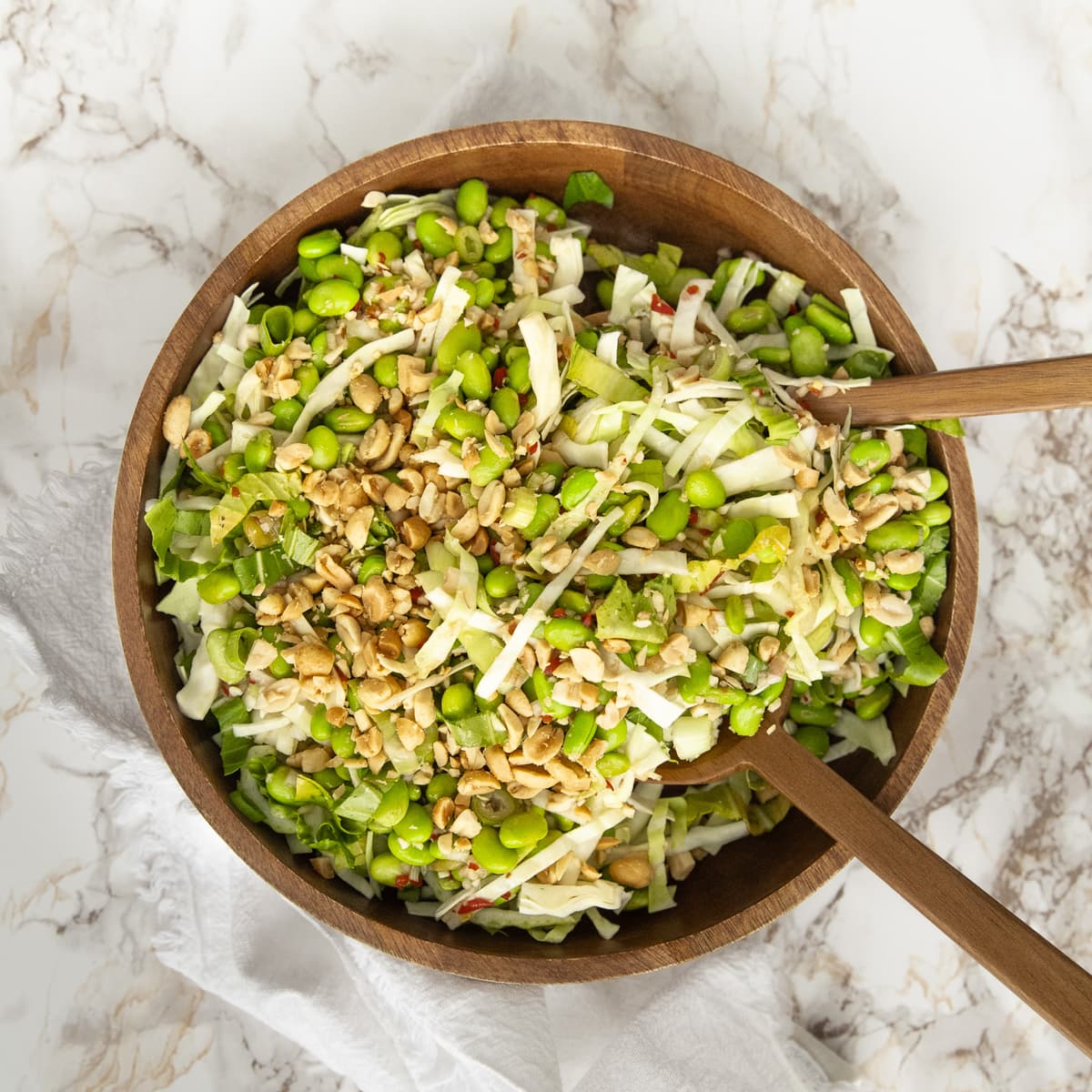Crunchy Asian Soybean Salad | Cookies and Salt