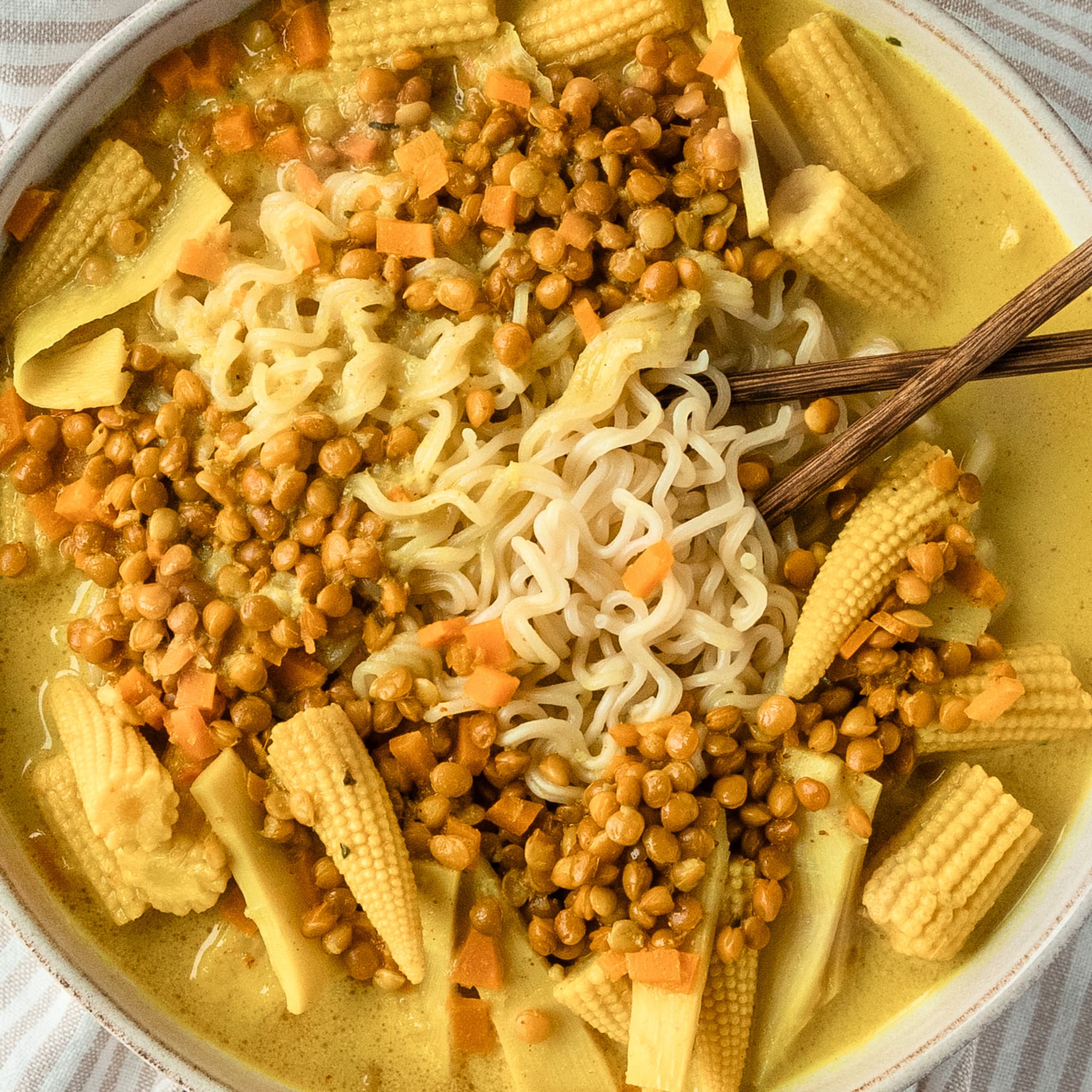 Golden Curry Ramen Soup