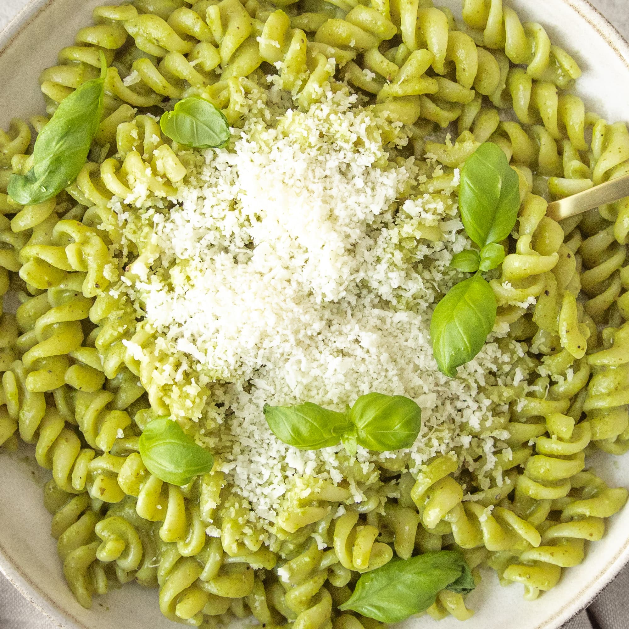 Green Pea Pesto Pasta