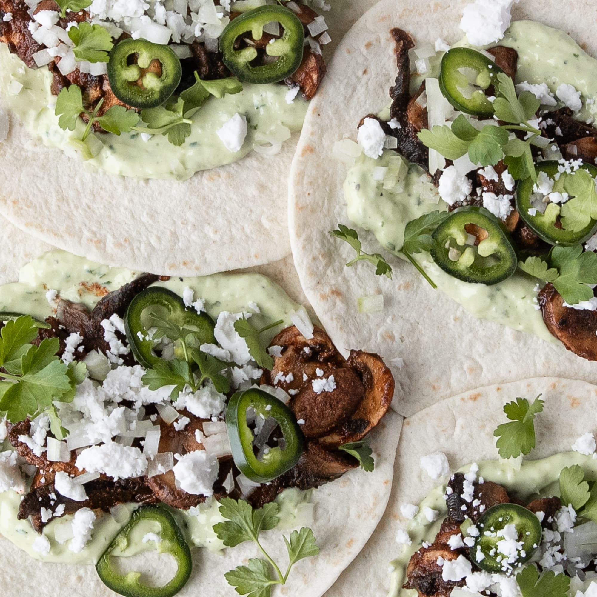 Limey Mushroom Tacos