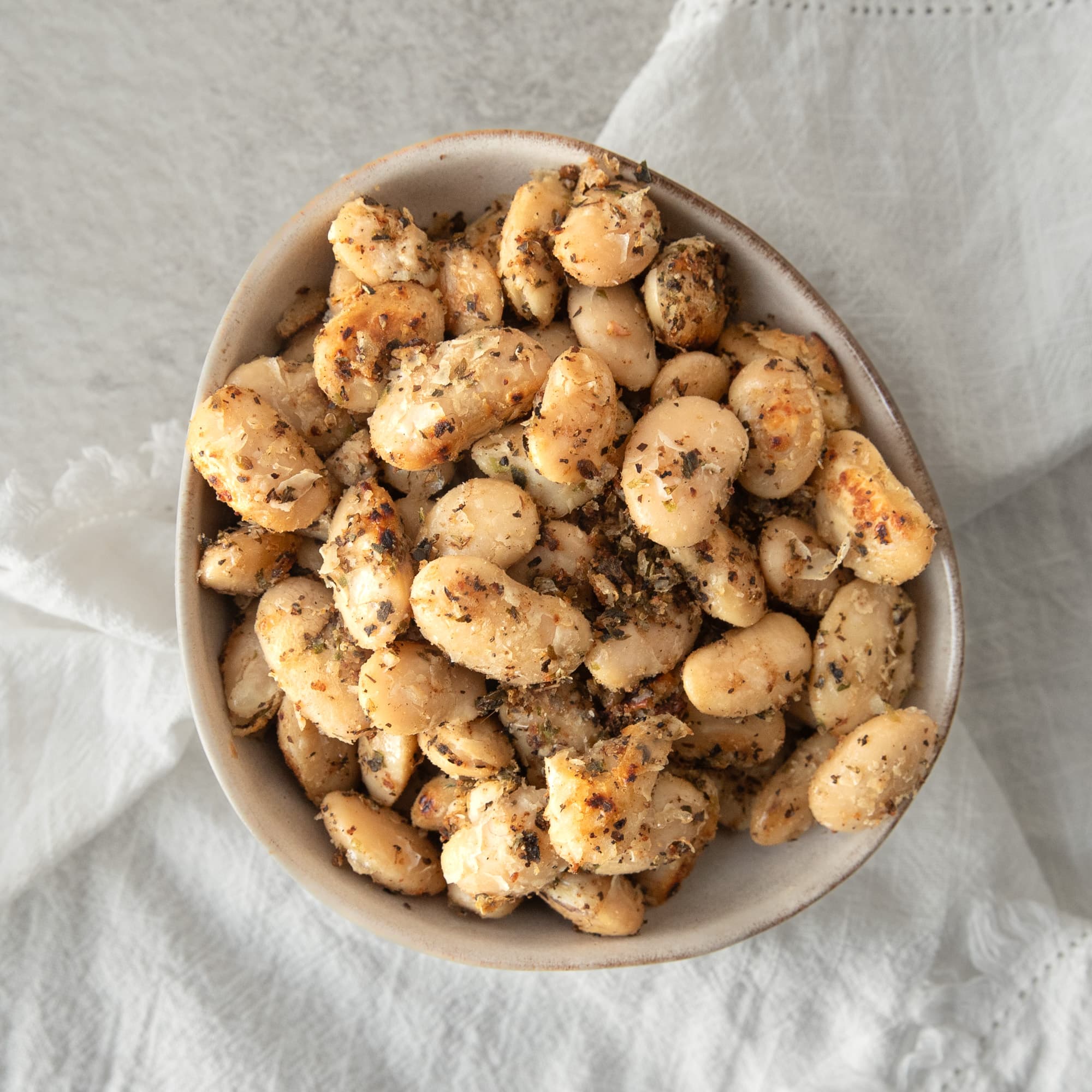 Pan-Fried White Beans