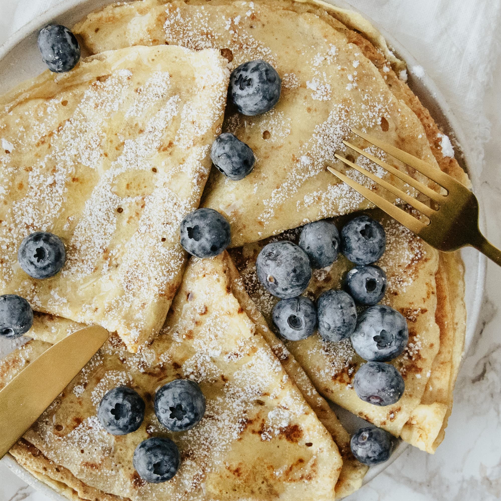 Thin Tahini Pancakes