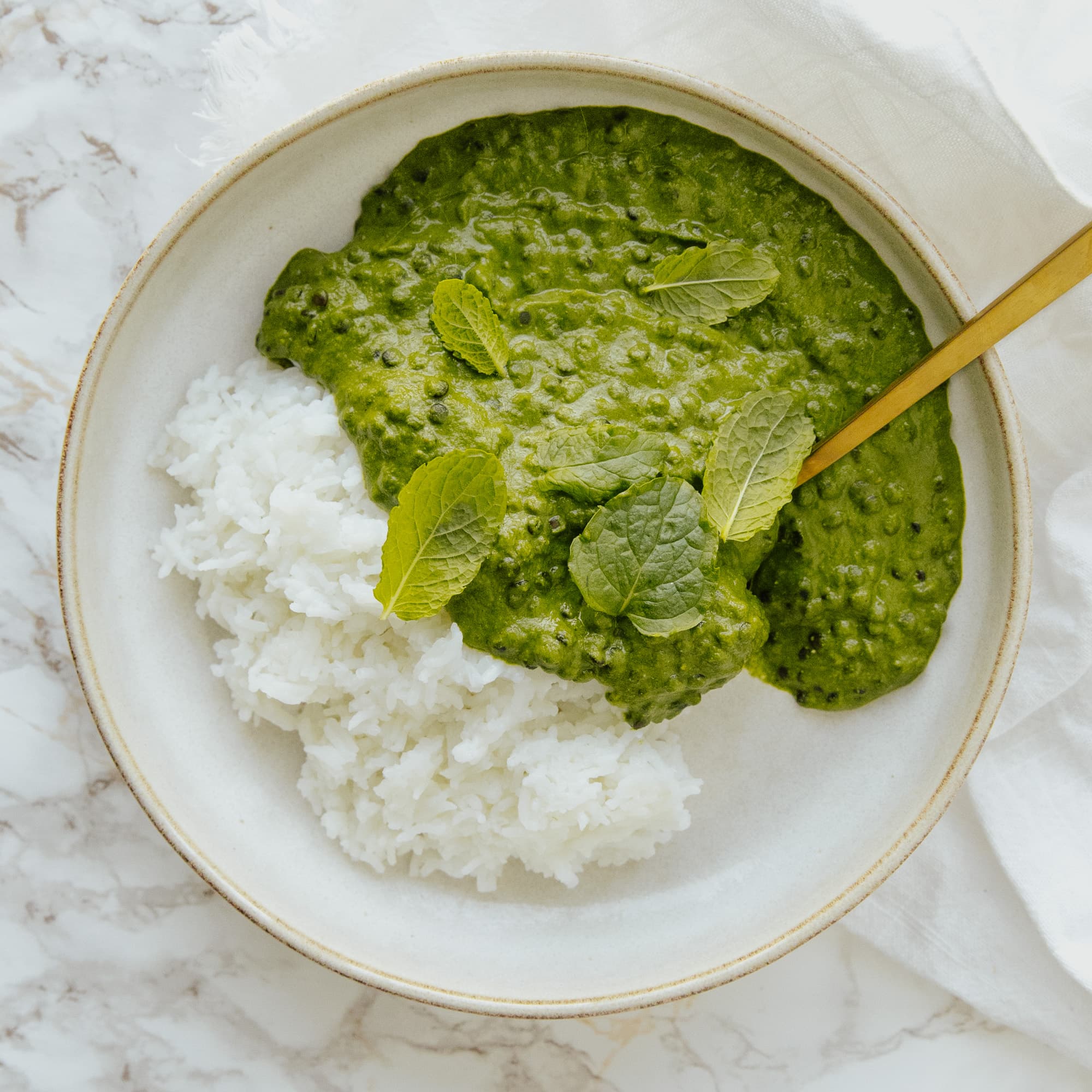 Vegan Spinach Lentil Dal